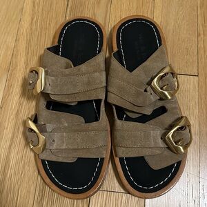 Rag & Bone Tan Leather Sandals